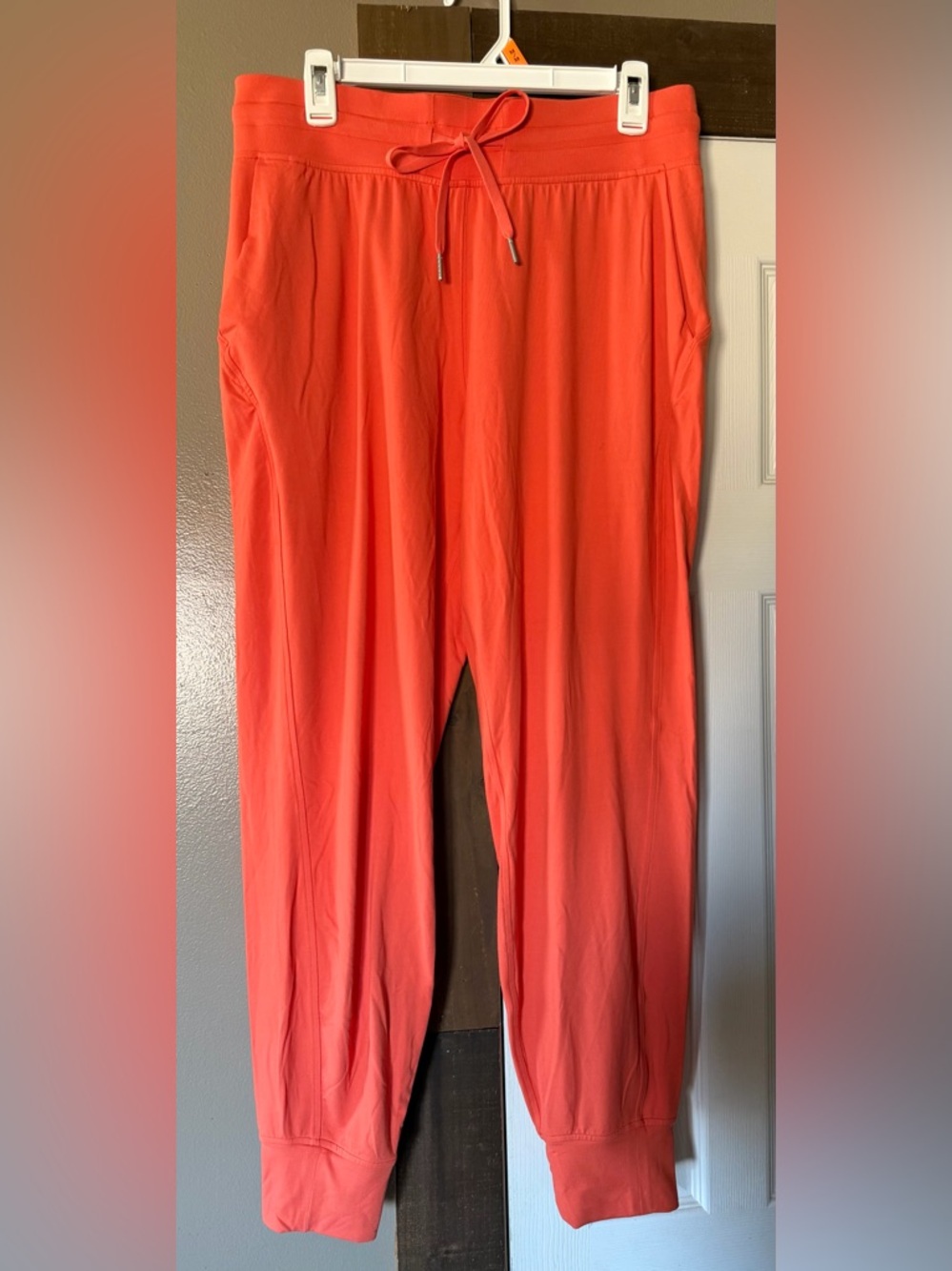 lululemon athletica Orange Rulu Jogger Pants